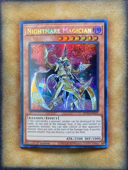 Yugioh Nightmare Magician MP24-EN093 Secret Rare 1st Ed NM - Image 1