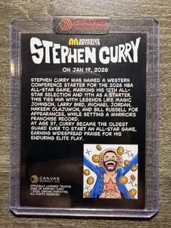 ONE PIECE STEPHEN CURRY (RED MANGA ALT ART) 2026 001/150 FIRST ON PRINT - Image 2