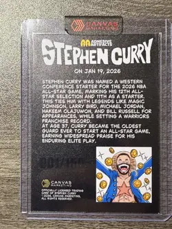 ONE PIECE STEPHEN CURRY (RED MANGA ALT ART) 2026 001/150 FIRST ON PRINT - Image 4