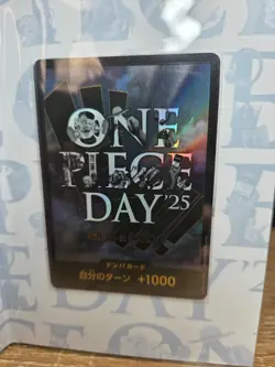 One Piece Day 25 Monkey D Luffy P-110 Promo Card Japanese Edition - Image 3