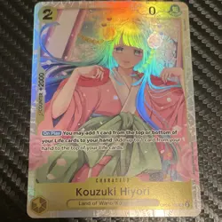 Kouzuki Hiyori OP06-106 Foil Super Rare Wings of the Captain One Piece CCG - Image 1