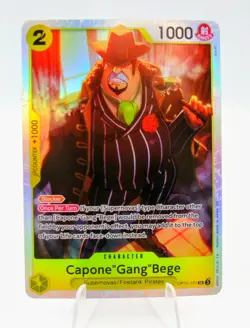 Capone"Gang"Bege OP11-101 SR A Fist of Divine Speed One Piece TCG 2025 - Image 1