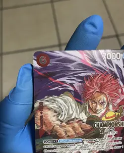 2025 One Piece Championships Shanks Gold Foil Stamp Card CS Event English P-083 - Image 5