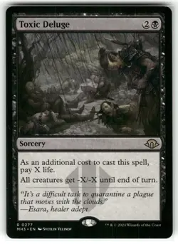 MTG Toxic Deluge Normal Modern Horizons 3 #277 NM Pack Fresh - Image 1