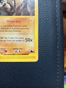 Pokemon TCG Kabutops 14/144 Skyridge Non Holo Rare WOTC Pokemon Card - MP - Image 4