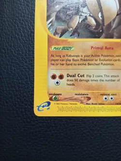 Pokemon TCG Kabutops 14/144 Skyridge Non Holo Rare WOTC Pokemon Card - MP - Image 5