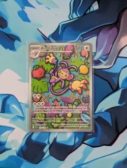 Pokemon Ambipom 107/094 Phantasmal Flames Illustration Rare Holo TCG Card - Image 1