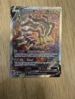 Pokemon TCG Giratina v 186/196 2022 Swsh11: Lost Origin Full Art - Image 1