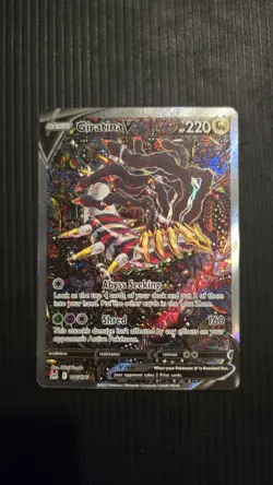 Pokemon TCG Giratina V 186/196 2022 SWSH11: Lost Origin Full Art - Image 1