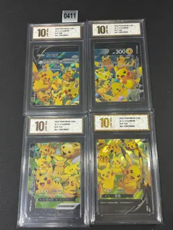 Pikachu V-union Promo 109/S-P - 112/S-P Combination Set - Pokemon Card Grade 10 - Image 1