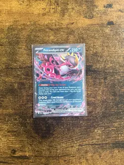 Pokemon TCG Fezandipiti EX 038/064 Shrouded Fable Double Rare Holo - Image 1