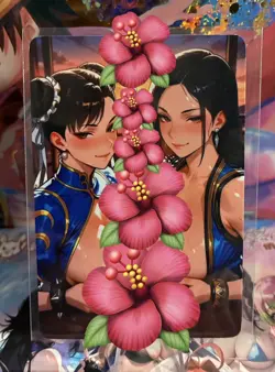 Matte Beautiful Waifu Handmade Card Goddess Story CCG Anime Double Sided - Image 2