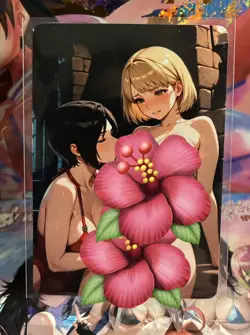 Matte Beautiful Waifu Handmade Card Goddess Story CCG Anime Double Sided - Image 1
