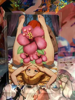 Matte Beautiful Waifu Handmade Card Goddess Story CCG Anime Double Sided - Image 2
