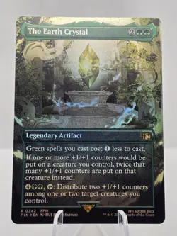 MTG Final Fantasy The Earth Crystal 342 Borderless Foil Near Mint - Image 3