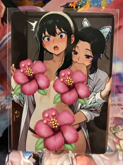 Matte Beautiful Waifu Handmade Card Goddess Story CCG Anime Double Sided - Image 2