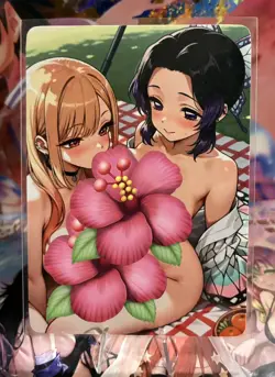 Matte Beautiful Waifu Handmade Card Goddess Story CCG Anime Double Sided - Image 1
