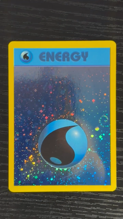 Pokemon League Promo ENERGIZE YOUR GAME Water Energy Card 2x SWIRL Vintage - Image 2