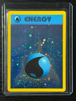 Pokemon League Promo ENERGIZE YOUR GAME Water Energy Card 2x SWIRL Vintage - Image 4