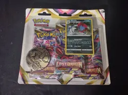 Pokemon TCG Trading Card Game Sword & Shield Lost Origin 3 Pack Blister Weavile 820650850608 - Image 1