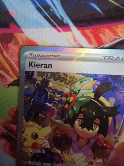 Pokemon Card | Kieran 218/167 Scarlet & Violet Twilight Masquerade SIR Trainer - Image 2