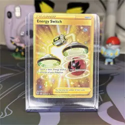 Pokemon Energy Switch 212/195 Silver Tempest Secret Rare Full Art Holo Card - Image 1