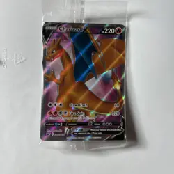 Pokemon Champions Path Charizard V SWSH050 Promo Full Art Card Sealed - Image 1