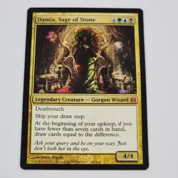 MTG Damia, Sage of Stone Magic NM English Sultai Commander Mythic Rare Card - Image 1
