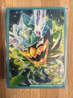 Pokemon TCG Card Sleeves x65 Pack Ogerpon Ex Premium Collection - Image 1