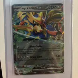 Pokemon TCG Hop's Zacian EX Holo Card 111/159 Journey Together Series Nm - Image 1