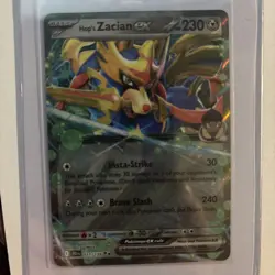 Pokemon TCG Hop's Zacian EX Holo Card 111/159 Journey Together Series Nm - Image 2