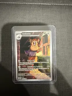 Pokemon Raticate 099/088 GO Set 90 HP Scrap Off Retaliatory Incisor 2022 Card - Image 1