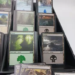 Magic the Gathering BASIC Land Lot Over 15 Lbs and 3700 Cards Various Sets Read - Image 5