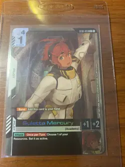 Gundam Card Game ST01-011 C+ Suletta Mercury Alt Art - Image 2
