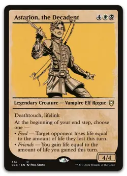 Astarion, the Decadent (Showcase) #413 (NM) Baldur's Gate CLB Magic MTG - Image 1