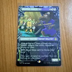 Splinter Radical Rat (Showcase) - TMNT - Teenage Mutant Ninja Turtles MTG - Image 1