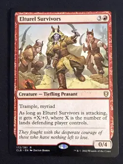 1x Elturel Survivors (172) Commander Legends: Battle for Balder Gate LP MTG x1 - Image 1