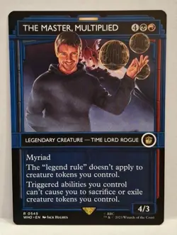 MTG The Master, Multiplied x1 U B: Doctor Who Regular NM/PFresh! - Image 1