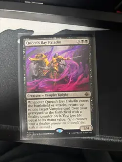Queen's Bay Paladin 115 MTG NM The Lost Caverns of Ixalan - Image 1