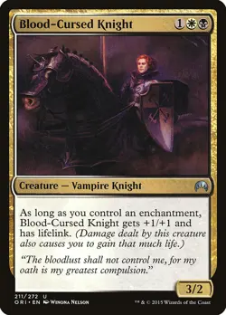 Blood-Cursed Knight Magic Origins MTG NM - Image 1