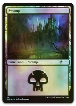 Swamp (562) #562 (Foil) (NM) Secret Lair Drop SLD Magic MTG - Image 1