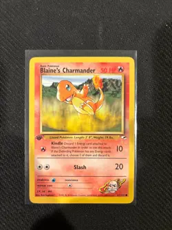 Blaine's Charmander [1st Edition] #61/132 Pokemon Gym Heroes - Image 1