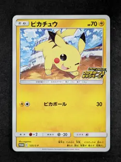 2019 Pokemon PIKACHU #125/S-P Sword & Shield S-P Promos Japanese - Image 1