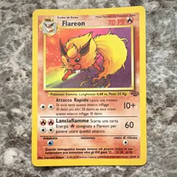 Pokemon Flareon 3/64 Jungle Holo Rare Italian 1999 Wizards of the Coast - Image 1