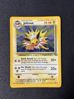 Pokemon - Jolteon - 4/64 - Set Jungle - Unlimited Holofoil - LP+ - Vintage - Image 2