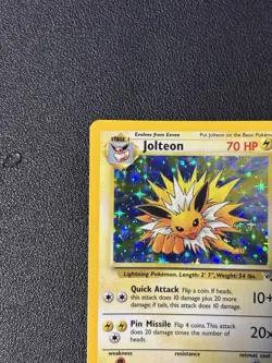 Pokemon - Jolteon - 4/64 - Set Jungle - Unlimited Holofoil - LP+ - Vintage - Image 3