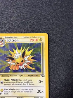 Pokemon - Jolteon - 4/64 - Set Jungle - Unlimited Holofoil - LP+ - Vintage - Image 4