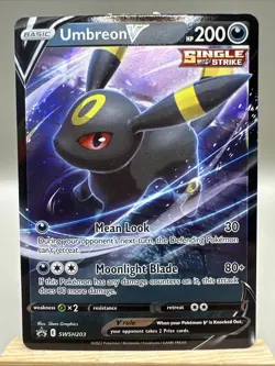 Umbreon V Pokemon Sword & Shield Promo SWSH203 Near Mint - Image 1