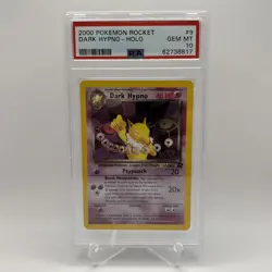PSA 10 Dark Hypno Pokemon TCG 9/82 Holo 9 Pokemon Rocket #9 2000 - Pop 112 - Image 1
