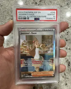 2024 POKEMON SSP EN-SURGING SPARKS 245 JASMINE'S GAZE PSA 10 - Image 1